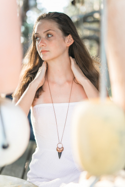 Electroformed Shark Tooth Necklace