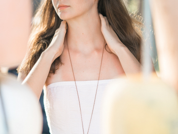 Electroformed Shark Tooth Necklace
